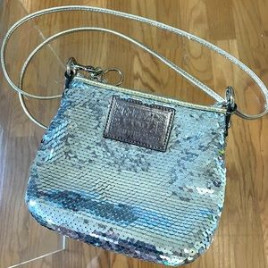 Coach - Poppy - Silver Sequin - Crossbody Bag